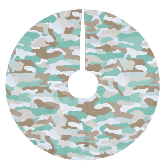 Jupon De Sapin En Polyester Brossé Camouflage côtier (Devant)