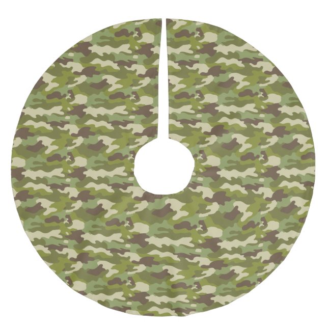 Jupon De Sapin En Polyester Brossé Camouflage militaire (Devant)
