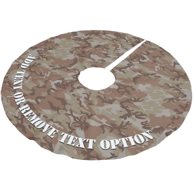 Jupon De Sapin En Polyester Brossé Camouflage militaire du désert de Woodland (Angle)