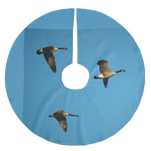 Jupon De Sapin En Polyester Brossé Canadian geese