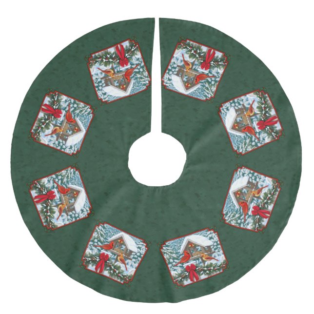 Jupon De Sapin En Polyester Brossé Cardinal Green (Devant)