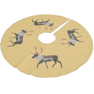 Jupon De Sapin En Polyester Brossé Caribou des bois