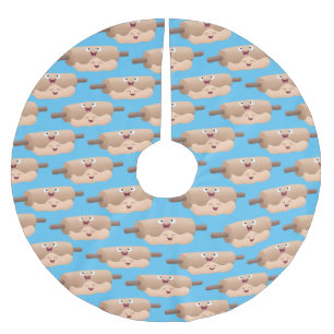Jupon De Sapin En Polyester Brossé Caricature à pâte molle et à pâte molle