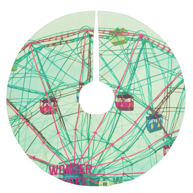 Jupon De Sapin En Polyester Brossé Carnaval d'été de Retro Pop (Devant)