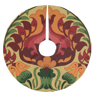 Jupon De Sapin En Polyester Brossé Carrelage vintage, décoration Art Nouveau.
