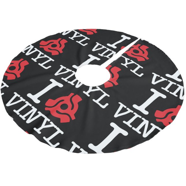 Jupon De Sapin En Polyester Brossé Carte I 45 Vinyl (Angle)
