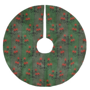 Jupon De Sapin En Polyester Brossé Chandelier gothique Motif