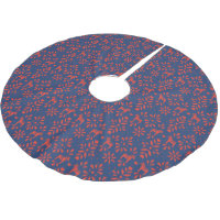 Cheval de Dala rouge et bleu Motif scandinave