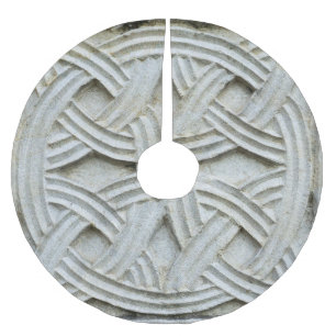 Jupon De Sapin En Polyester Brossé Christian Stone Carving Ancien Motif