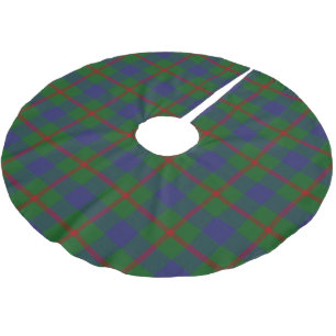 Jupon De Sapin En Polyester Brossé Clan écossais Agnew Red Green Blue Tartan