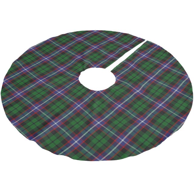 Jupon De Sapin En Polyester Brossé Clan écossais Russell Tartan (Angle)
