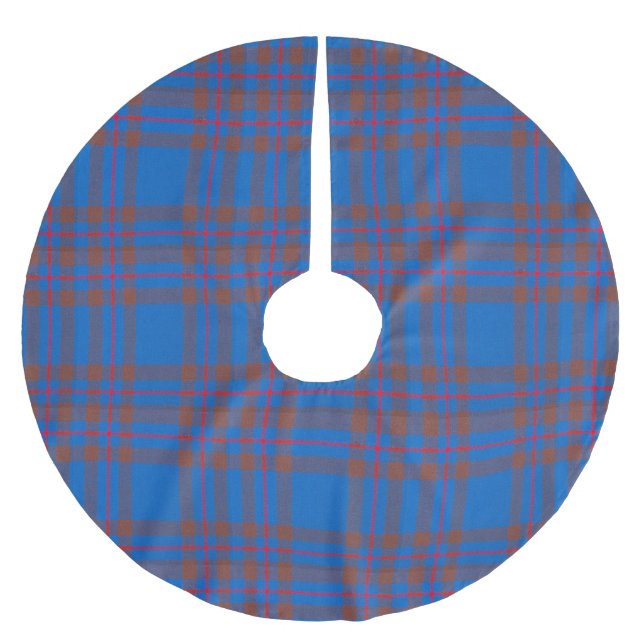 Jupon De Sapin En Polyester Brossé Clan Elliot Tartan (Devant)