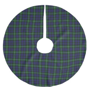 Jupon De Sapin En Polyester Brossé Clan Forbes Tartan Plaid Tree Jupe