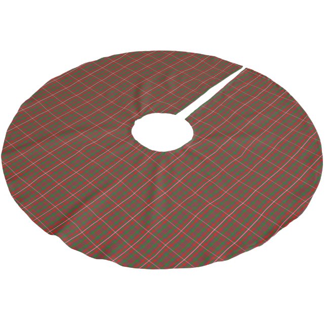 Jupon De Sapin En Polyester Brossé Clan MacKinnon Tartan (Angle)