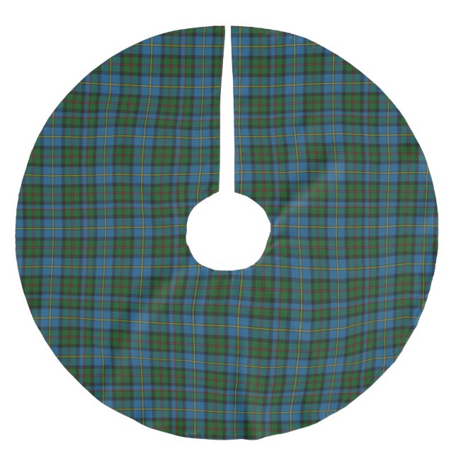 Jupon De Sapin En Polyester Brossé Clan MacLeod Tartan Plaid Tree Jupe (Devant)