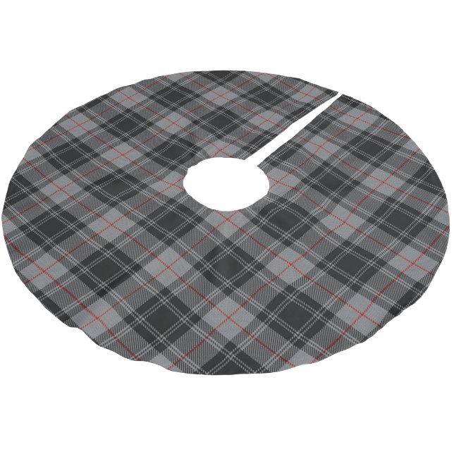 Jupon De Sapin En Polyester Brossé Clan Moffat Tartan (Angle)