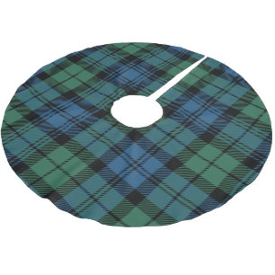 Jupon De Sapin En Polyester Brossé Clan Plaid Classique Campbell Tartan Christmas