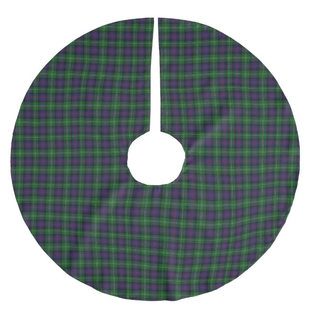 Jupon De Sapin En Polyester Brossé Clan Sutherland Tartan (Devant)