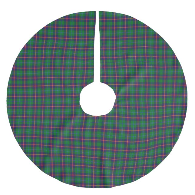 Jupon De Sapin En Polyester Brossé Clan Young Tartan Plaid (Devant)
