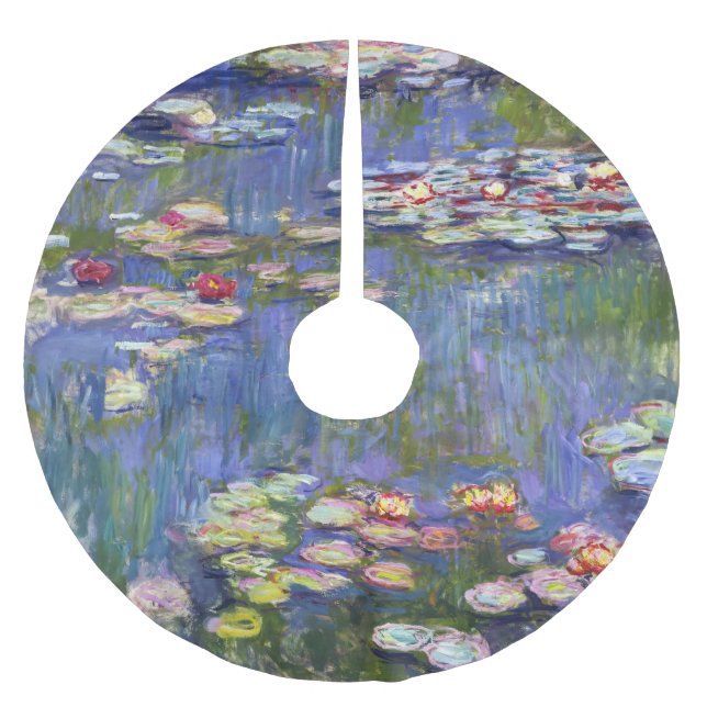 Jupon De Sapin En Polyester Brossé Claude Monet - Nymphéas (Devant)