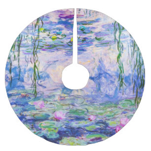 Jupon De Sapin En Polyester Brossé Claude Monet - Nymphéas / Water Lilies 1919