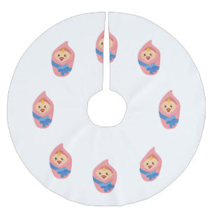 Jupon De Sapin En Polyester Brossé Clipart nouveau-né