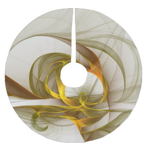 Jupon De Sapin En Polyester Brossé Colorants métalliques précieux Abstraits modernes