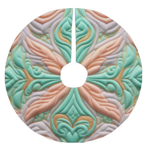 Jupon De Sapin En Polyester Brossé Conception abstraite composée