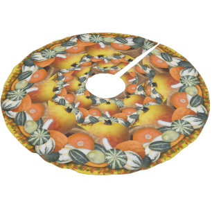 Jupon De Sapin En Polyester Brossé Cornucopia de Thanksgiving