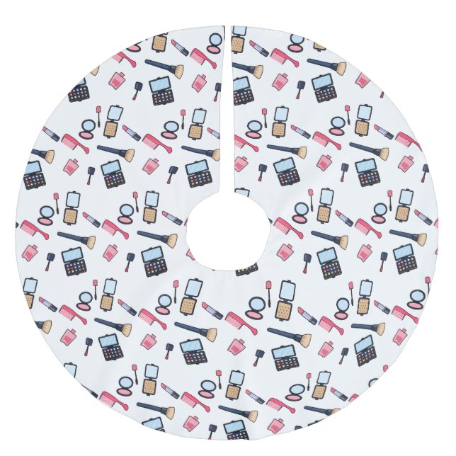 Jupon De Sapin En Polyester Brossé Cosmétique / maquillage illustration (Devant)