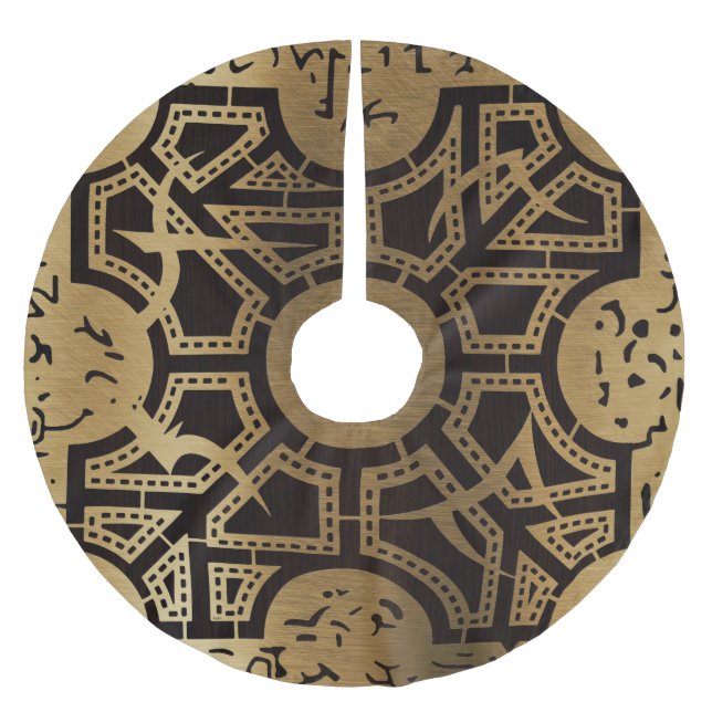 Jupon De Sapin En Polyester Brossé Côté D (Devant)