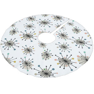 Jupon De Sapin En Polyester Brossé Début de l'ère atomique mi-siècle Noël moderne