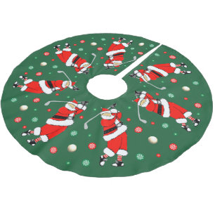 Jupon De Sapin En Polyester Brossé Décor de Noël de golf Jupe en polyester brossé