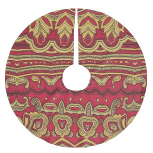 Jupon De Sapin En Polyester Brossé Décor oriental : Closeup Abstrait