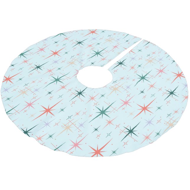 Jupon De Sapin En Polyester Brossé Démarrage vintage (Angle)
