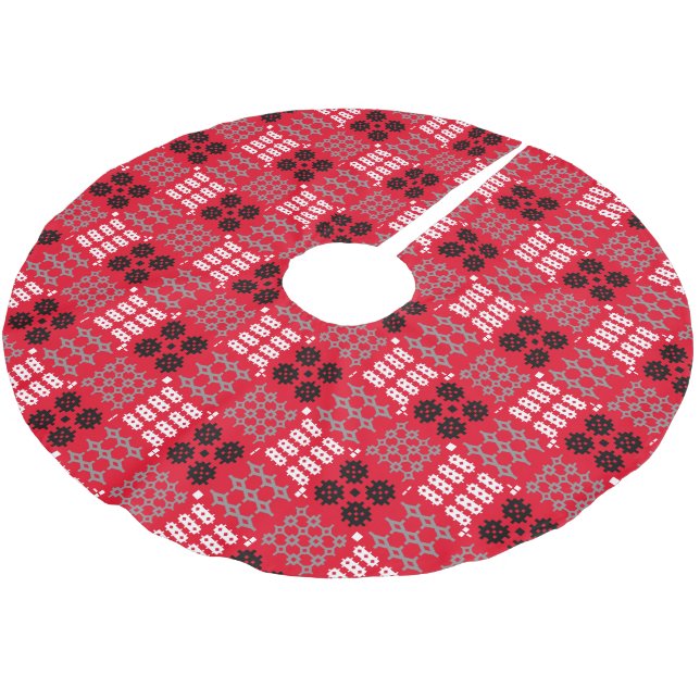 Jupon De Sapin En Polyester Brossé Design de tapisserie galloise (Angle)