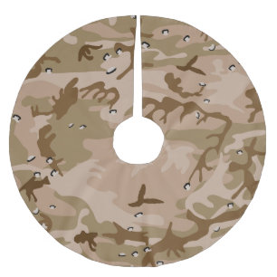 Jupon De Sapin En Polyester Brossé Dessert Camouflage Avec Galets, Militaire, Armée