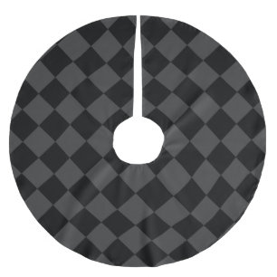 Jupon De Sapin En Polyester Brossé Diamants noirs et fumés - Élégants et intemporels