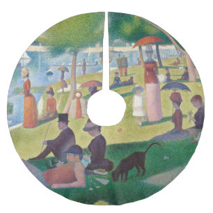 Jupon De Sapin En Polyester Brossé Dimanche sur La Grande Jatte Seurat Peinture