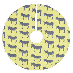 Jupon De Sapin En Polyester Brossé Donkey cartoon