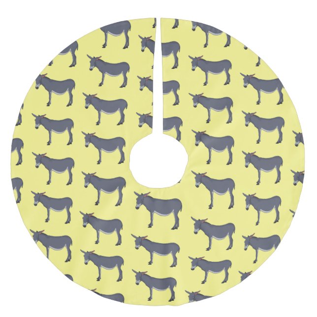 Jupon De Sapin En Polyester Brossé Donkey cartoon (Devant)
