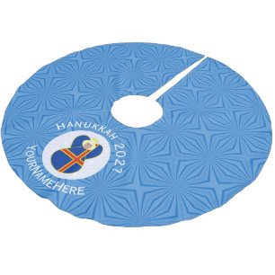 Jupon De Sapin En Polyester Brossé Drapeau d'Åland Islande Ange.Hanoucca