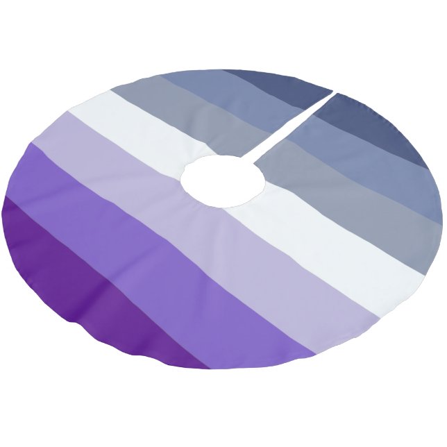 Jupon De Sapin En Polyester Brossé Drapeau de fierté lesbienne Butch (Angle)