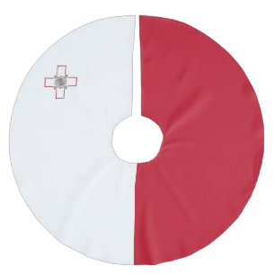 Jupon De Sapin En Polyester Brossé Drapeau de Malte