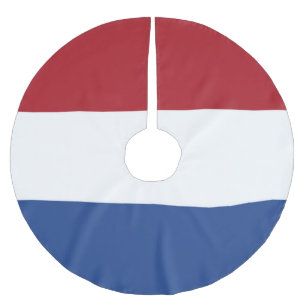 Jupon De Sapin En Polyester Brossé Drapeau des Pays-Bas