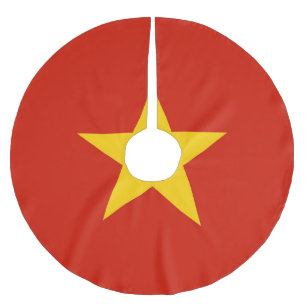Jupon De Sapin En Polyester Brossé Drapeau du Vietnam