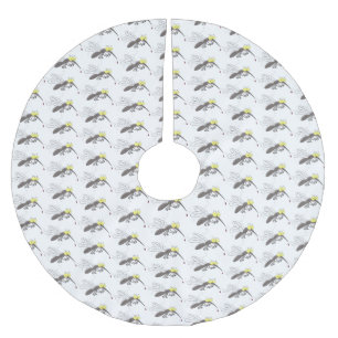 Jupon De Sapin En Polyester Brossé Drôle dessin d'insecte moustique