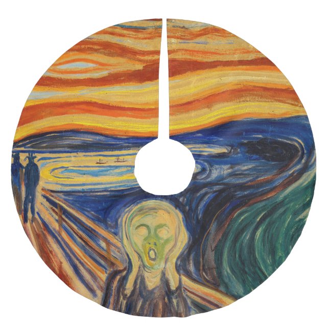 Jupon De Sapin En Polyester Brossé Edvard Munch - Le cri 1910 (Devant)