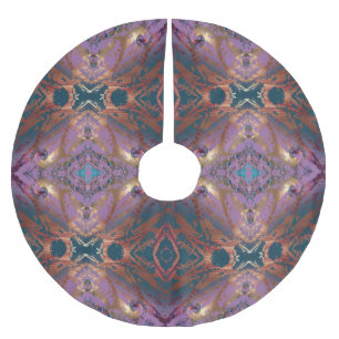 Jupon De Sapin En Polyester Brossé Élégant Abstrait