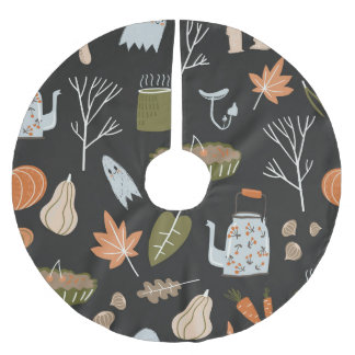 Jupon De Sapin En Polyester Brossé Eléments Chaleureux : Chaleureux Motif.